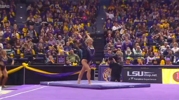 LSU Gymnastics’ Mardi Gras Leotards Are Absolute Fire, Go Viral For Their Greatness