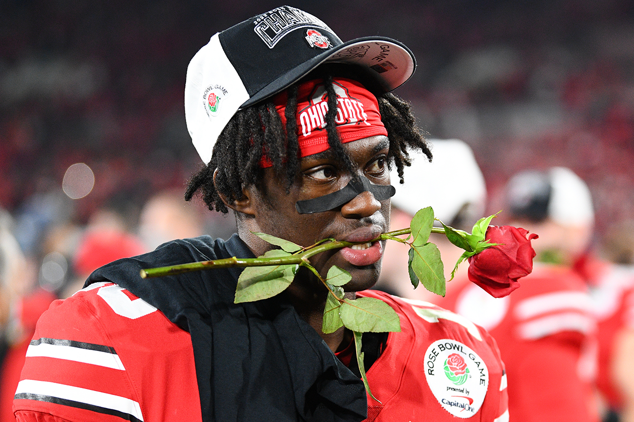 Ohio State's Marvin Harrison Jr. turns head with custom game day drip