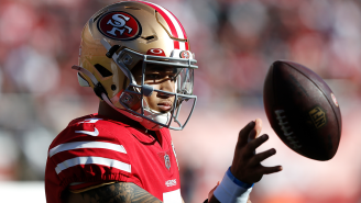 Leaked Video Of Trey Lance Making Ridiculous Throws At 49ers Practice Sets The Internet Ablaze