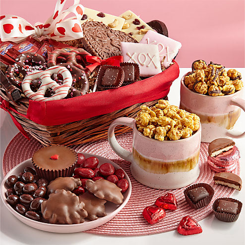 Chocolate Lovers Gift Basket - Valentines Day Flash Sale