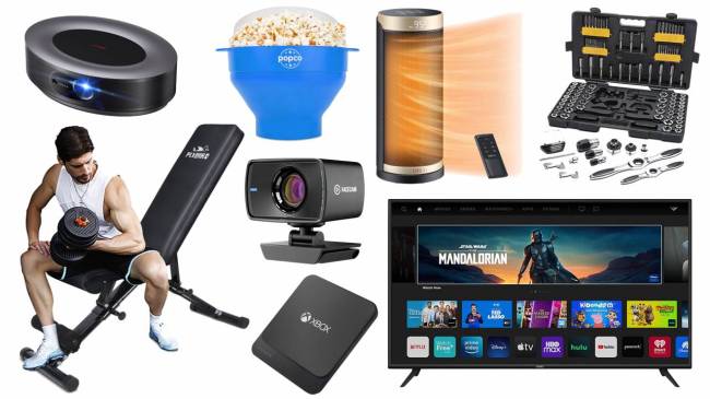 Daily Deals: Home Projectors, Indoor Heaters, Weight Benches And More!