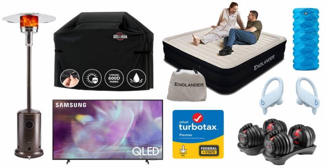 Daily Deals: Foam Rollers, Patio Heaters, Samsung QLED Smart TVs And More!
