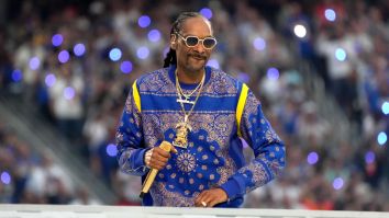 Video Shows Snoop Dogg Sneakily Smoking Weed On Stage Before Super Bowl Halftime Show