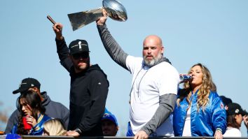 Andrew Whitworth Is Going Viral For This Inspiring Speech At The LA Rams Super Bowl Parade