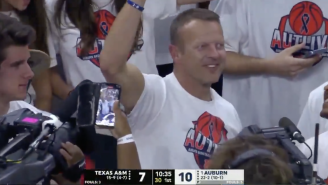 Bryan Harsin Getting Rowdy In Auburn’s Student Section After Not Getting Fired Is The Stuff Of Legends