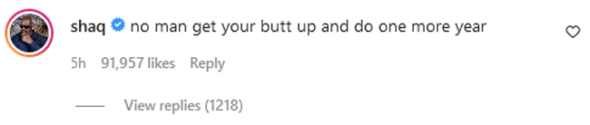 Shaq tom brady reaction