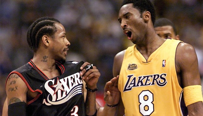 Allen Iverson Has Incredible Reaction To Poster Of Him And Kobe Bryant