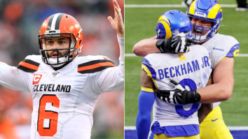 Baker Mayfield Trends After Odell Beckham Jr. Scores TD At Super Bowl