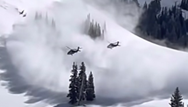 Videos Capture Blackhawk Helicopters Crashing Near Utah Ski Resort