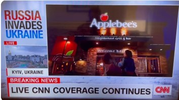 CNN Bizarrely Cuts To Applebee’s Split-Screen Commercial While Covering Russia’s Invasion Of Ukraine