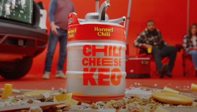 Hormel Is Giving Away A Keg Filled With Chili Cheese