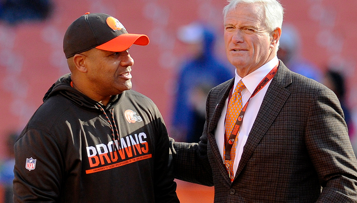 Hue Jackson says Browns 'never offered money' to lose games