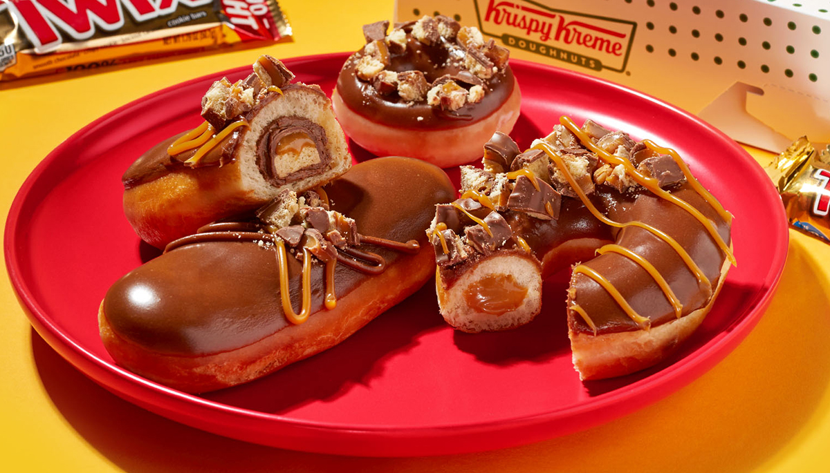 Krispy Kreme Put An Entire Twix Bar Inside A Donut And