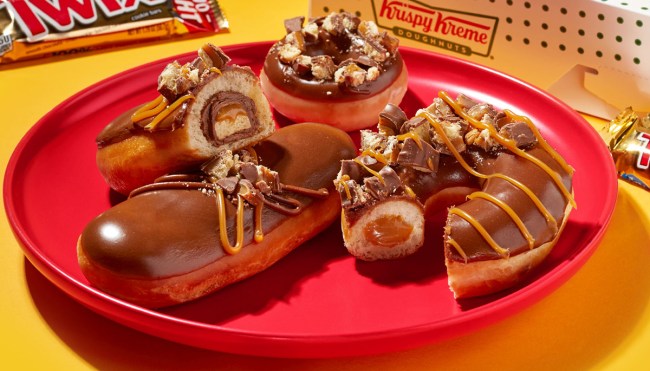 Krispy Kreme Put An Entire Twix Bar Inside A Donut And Fans Are Amped