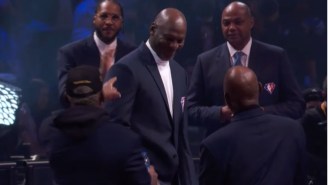 Things Get Awkward When Michael Jordan Appears To Ignore Charles Barkley At NBA’s 75th All-Star Celebration