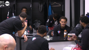 TNT Showed NBA All-Stars Gambling/Playing Cards In The Locker Room For Hundreds Of Dollars And Everyone Made The Same Michael Jordan Joke