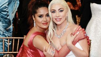 Oscar Nominee Salma Hayek Praises Grammy Winner Lady Gaga As A Good Kisser