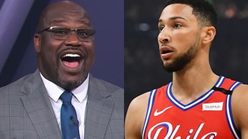 Shaq Got Some Angry DMs From Ben Simmons After Roasting Him Alive On TNT