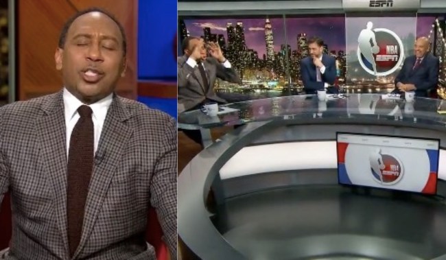 Stephen A. Smith Unleashed Hall Of Fame Rant About The Knicks (Video)