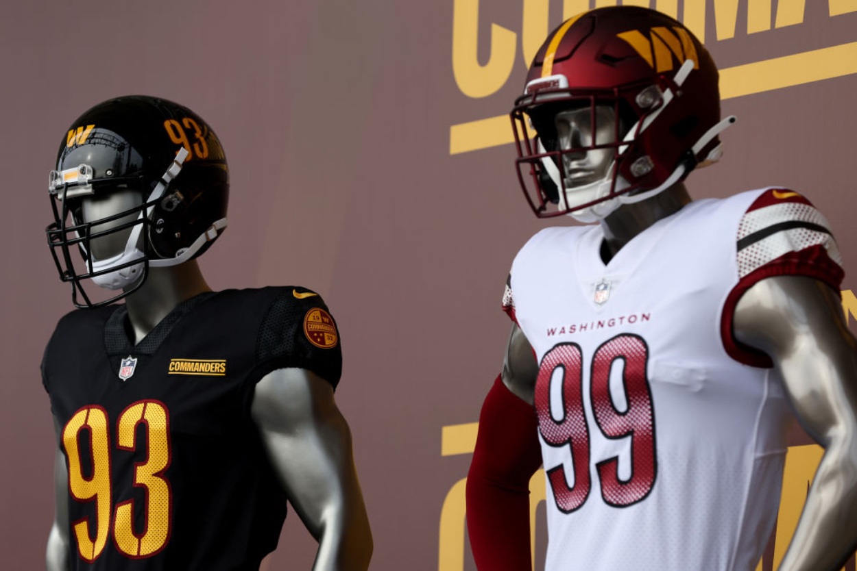 Let's hope these aren't the new Washington Commanders jerseys - DC Sports  King