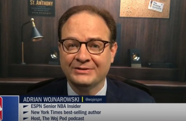 Adrian Wojnarowski Shuts Down ESPN Colleague's Report About A Possible James Harden For Ben Simmons Trade