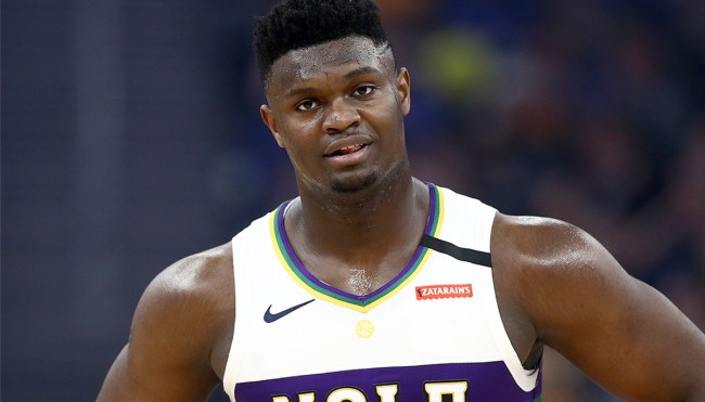 Zion Williamson Gets Brutally Roasted By Mardi Gras Parade Float