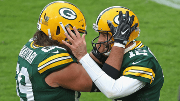 Aaron Rodgers Is Currently Officiating His Teammate’s Wedding In California And It Must Be A Little Bit Awkward