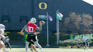 Bo Nix Is Back In The South On Spring Break And Is Absolutely Slinging It Before Tough Year At Oregon