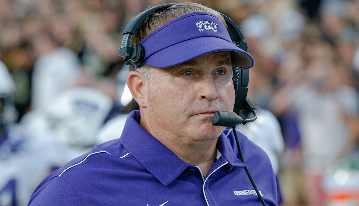 Gary Patterson Goes Viral For Brain-Breaking Recruiting Photo At Texas