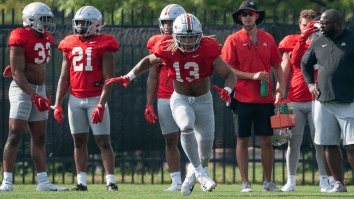 Ohio State’s 235lb, 4-Star WR Gee Scott Moved To Tight End And Is Making Freak Plays In Spring Practice
