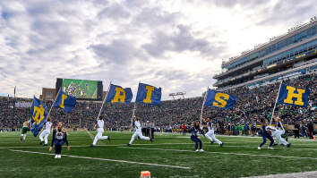 Notre Dame Football Recruit Goes Viral For Old School Recruiting Photos That Are Straight Flames