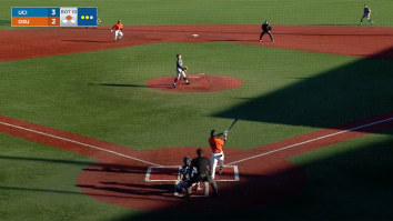 Oregon State Hitter Embarrassingly Pimps Walk-Off Home Run That Lands Short For Final Out (Video)