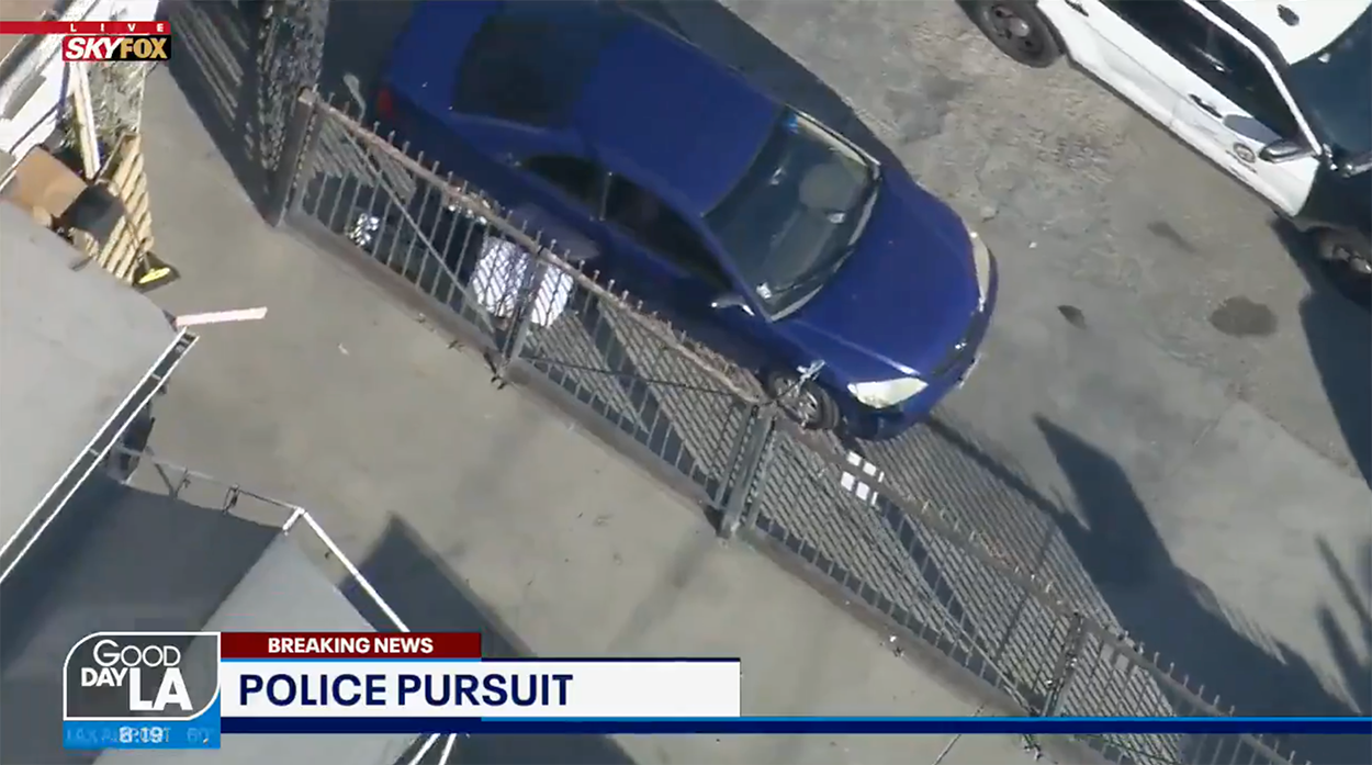 Game Of HideAndSeek Breaks Out During Unbelievable LA Police Chase