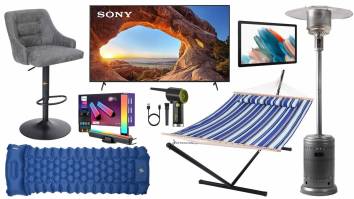 Daily Deals: Hammocks, Propane Patio Heaters, Swivel Bar Stools And More!