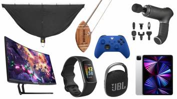 Daily Deals: Curved Monitors, Tiki Toss Games, Massage Guns And More!