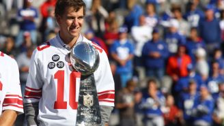 Eli Manning Is Getting Roasted After Testing His Vertical At The NFL Combine