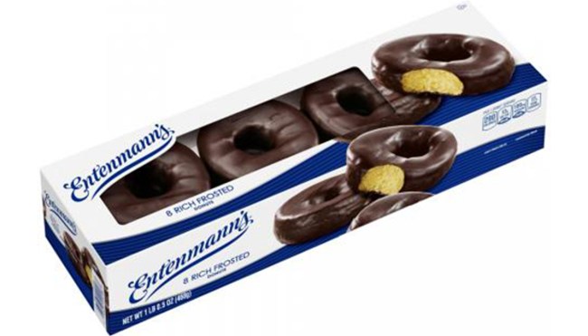Entenmann's chocolate frosted donuts