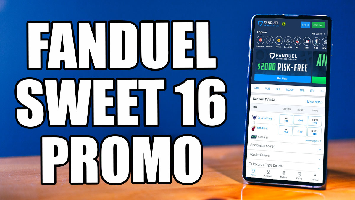 fanduel sweet 16 promo is best way to bet ncaa tournament