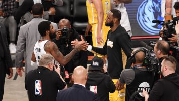 LeBron James Shows Support For Kyrie Irving Who Was Forced To Sit Out Nets-Knicks Game Due To NYC Mandate