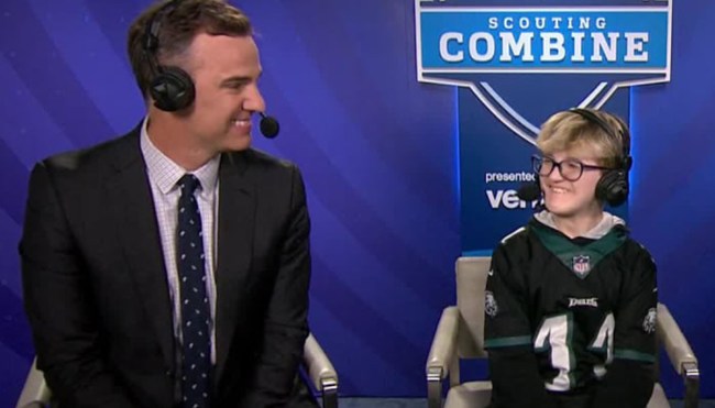 14-Year-Old Eagles Fan Begs Team To Draft LInebackers At NFL Combine