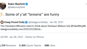 NFL Fans Are Having Fun With One Of Baker Mayfield’s Old Tweets About Deshaun Watson