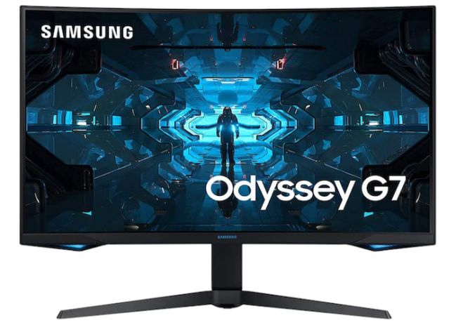 Samsung Odyssey G7 Series 27-Inch WQHD Gaming Monitor - daily deals