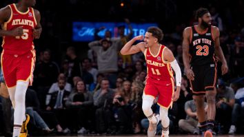 Trae Young Trolls Fans While Dominating The New York Knicks