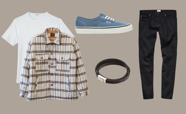 What To Wear With An Ottway Bransby Sherpa Flannel Shirt Jacket