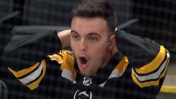 Bruins Fan Has Hilarious Over-The-Top Reaction To Overturned Goal