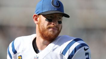 Carson Wentz Shows Up To Commanders Presser Looking Like A Hot Dog, Gets Clowned On By NFL Twitter