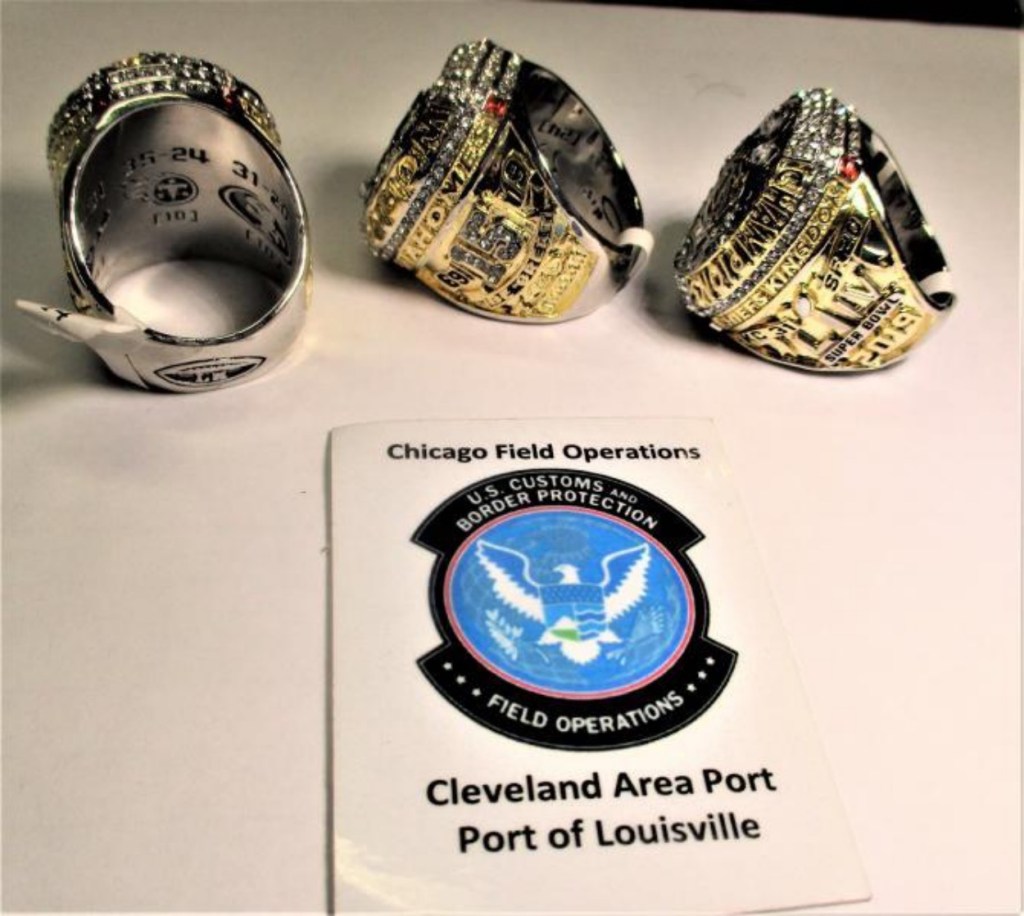 Border Patrol Seizes Hundreds Of Counterfeit Championship Rings