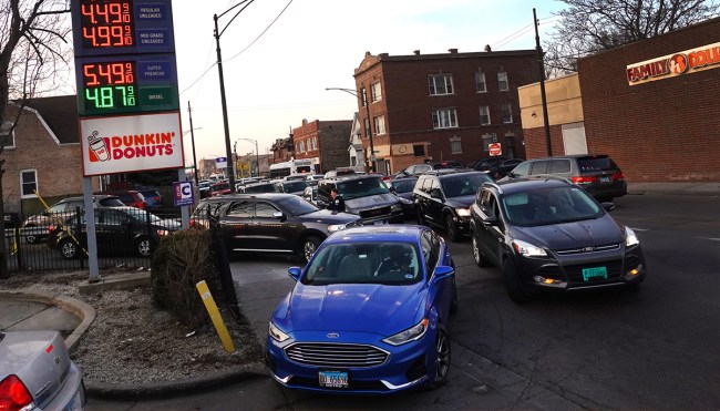 $200K Free Gas Giveaway In Chicago Create Chaotic Traffic Jams