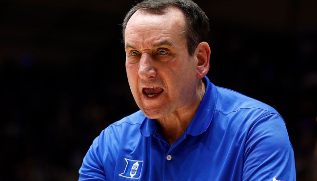 Duke Mocked For Reportedly Being Mad UNC Didn't Honor Coach K