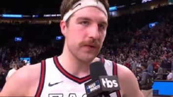 Gonzaga’s Drew Timme Tries Hard Not To Curse During Postgame Interview, Ends Up Cursing Anyways